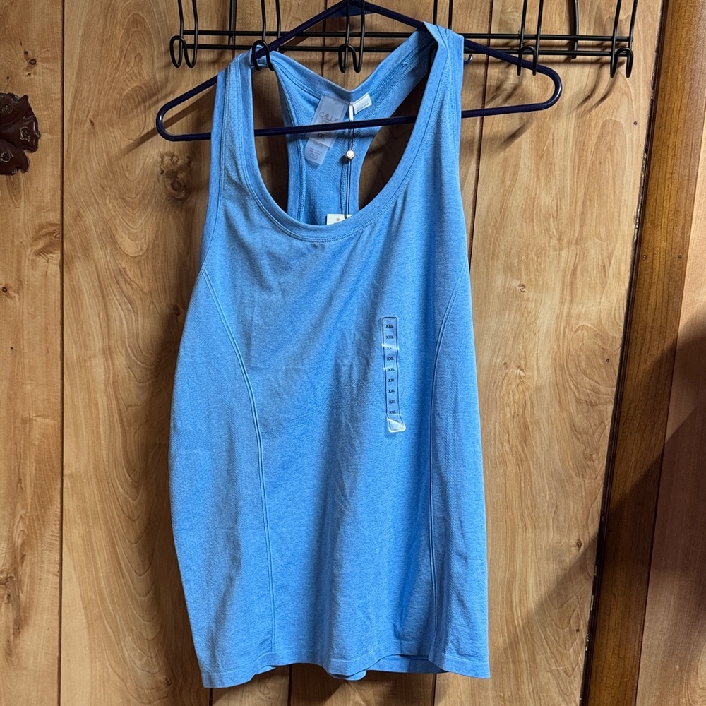 CALIA by Carrie Underwood Light Blue Racerback Tank Top